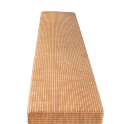 Other Custom Made Walnut Bench With Italian Leather