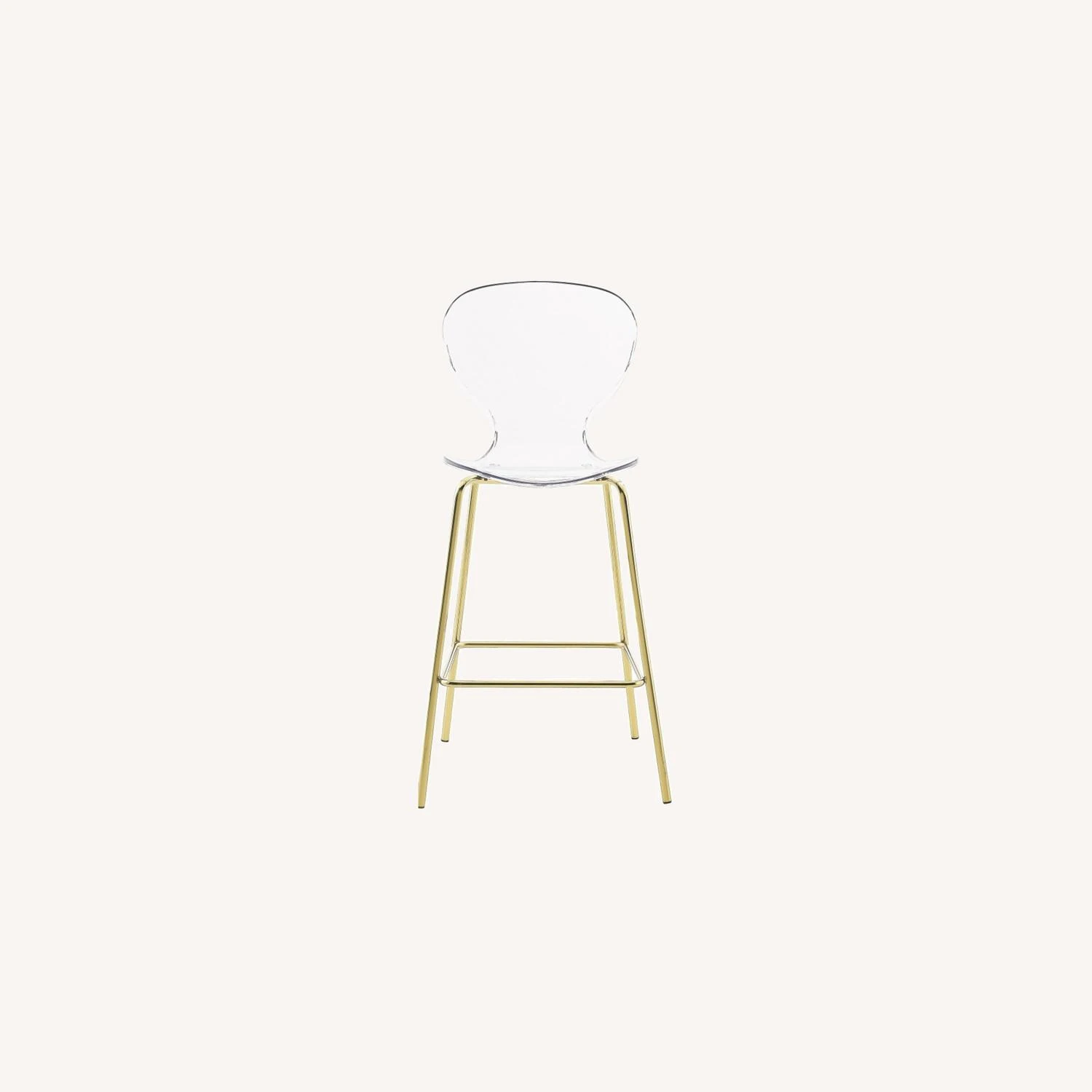 Other Dining Chair In Polycarbonate & Gold Metal Frame - Image 6