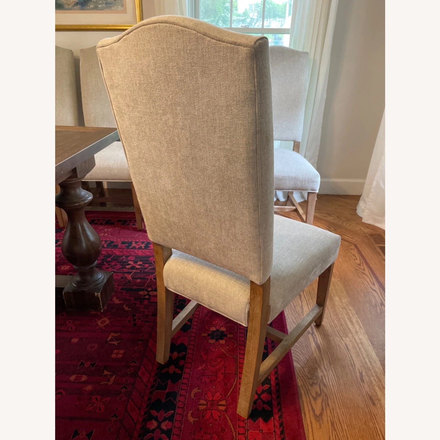 8 Pottery Barn Pebble Dining Chairs - Image 2