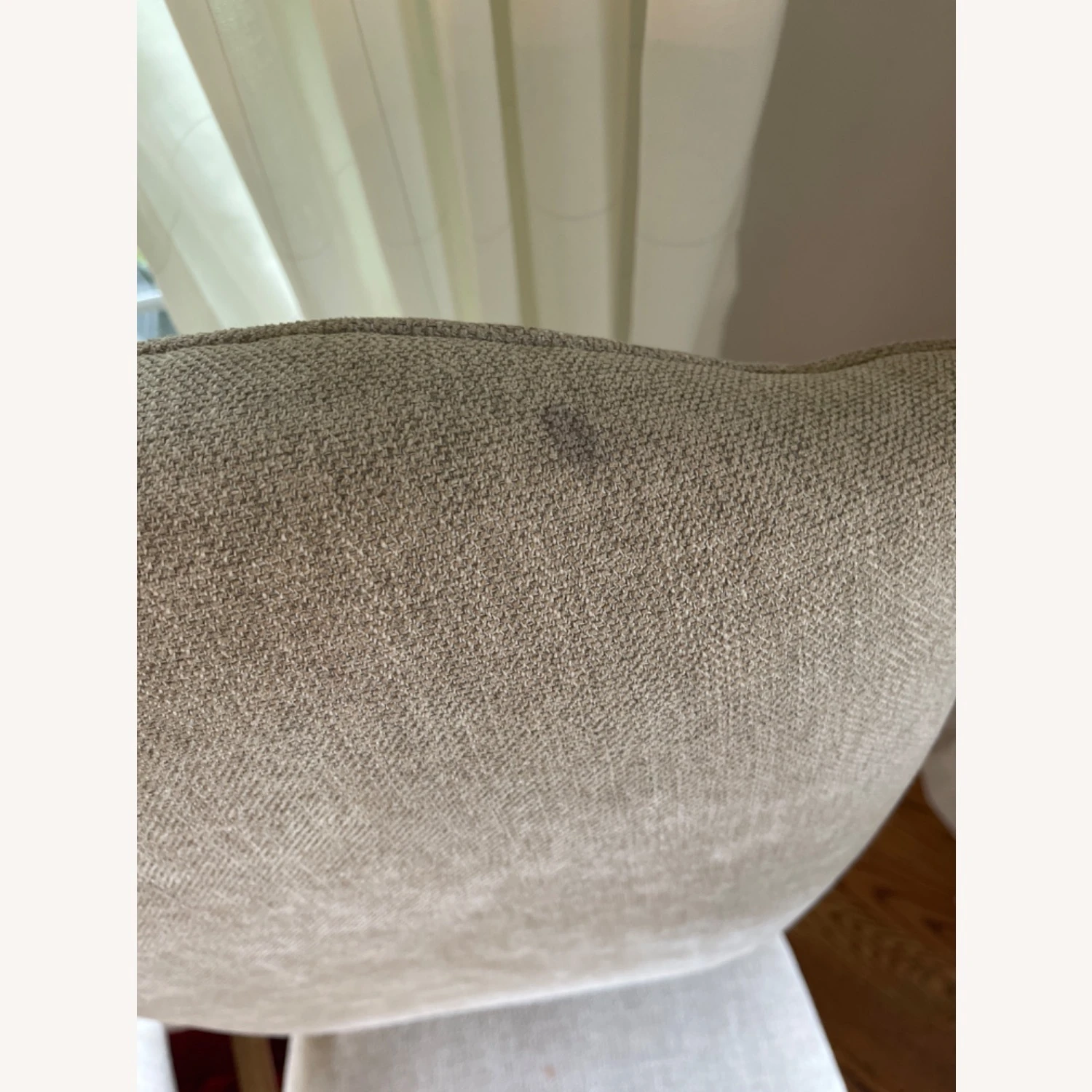 8 Pottery Barn Pebble Dining Chairs - Image 13