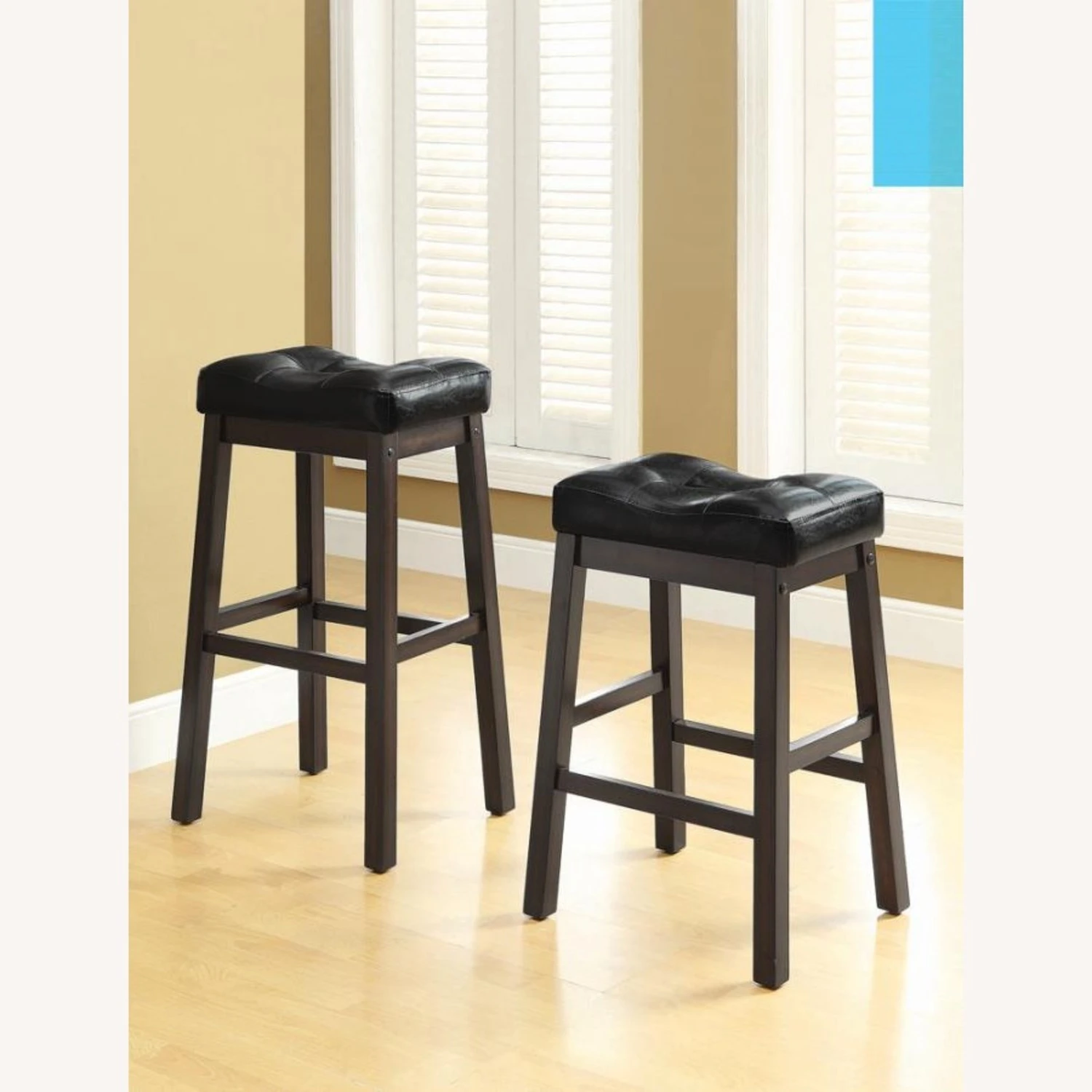 Other Counter Height Stool In Black & Cappuccino Finish - Image 7