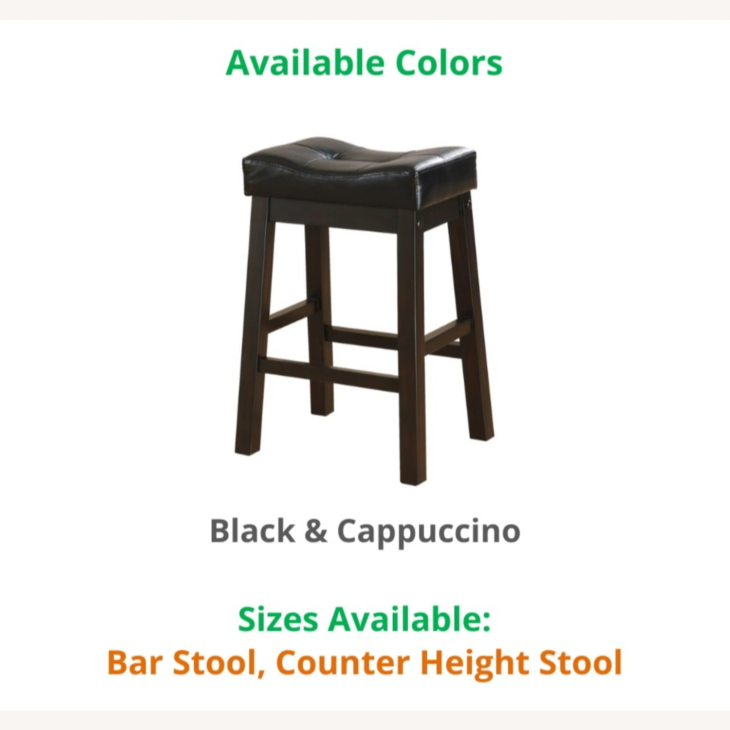Other Counter Height Stool In Black & Cappuccino Finish - Image 9