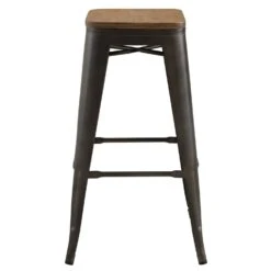 Other Bar Stool In Brown & Vintage Powder Coated Finish