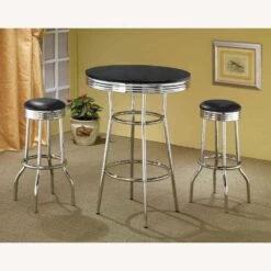 Other Bar Stool In High Gloss Black Lacquer Top