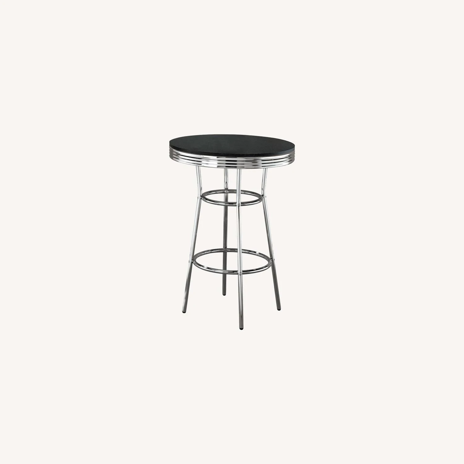 Other Bar Stool In High Gloss Black Lacquer Top - Image 2