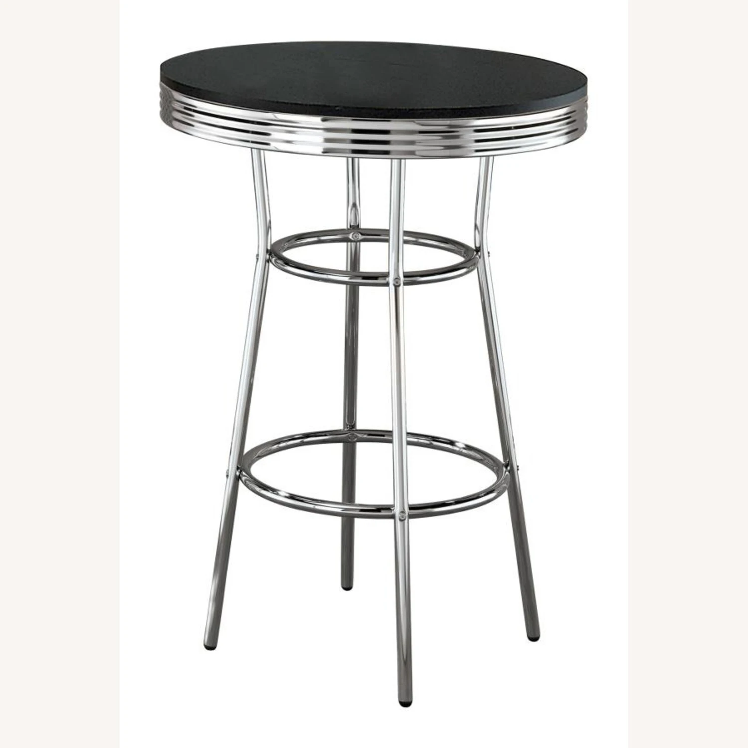 Other Bar Stool In High Gloss Black Lacquer Top - Image 4