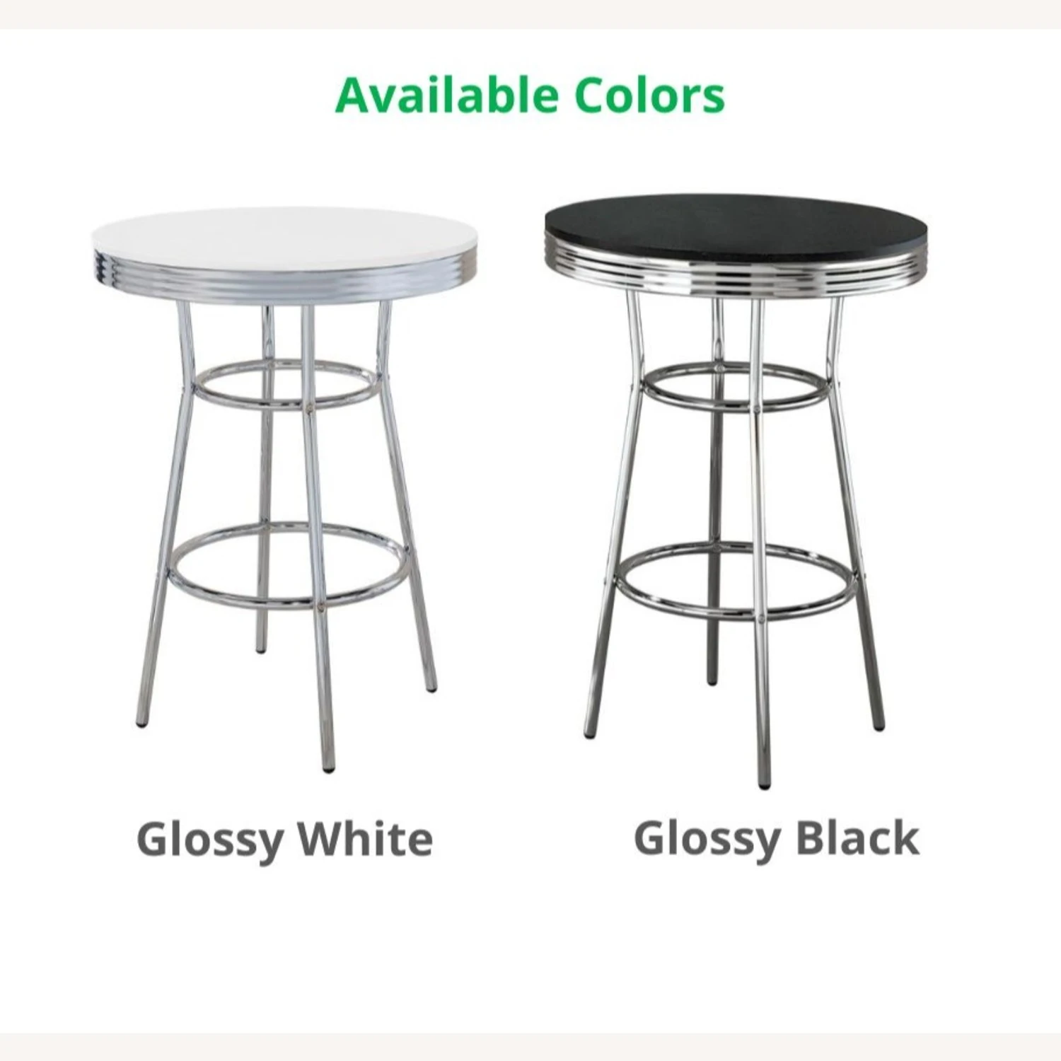 Other Bar Stool In High Gloss Black Lacquer Top - Image 6