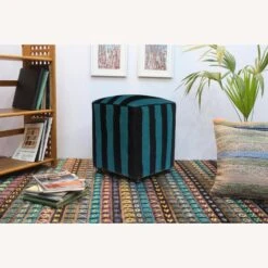 Delana Handmade Kilim Upholstered Ottoman