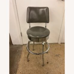 Williams Sonoma Cushion Back Diner Stool