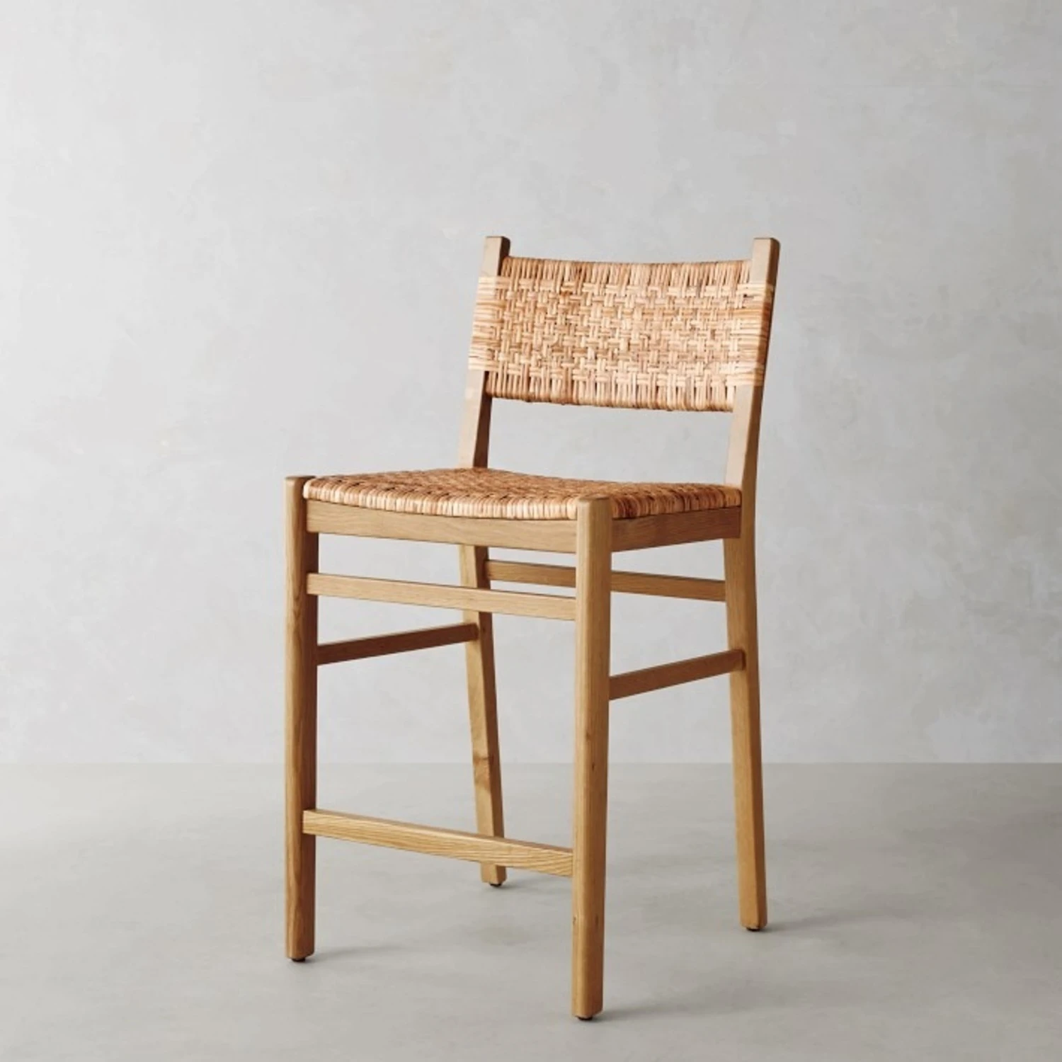 Williams Sonoma Sullivan Woven Dining CounterStool - Image 3