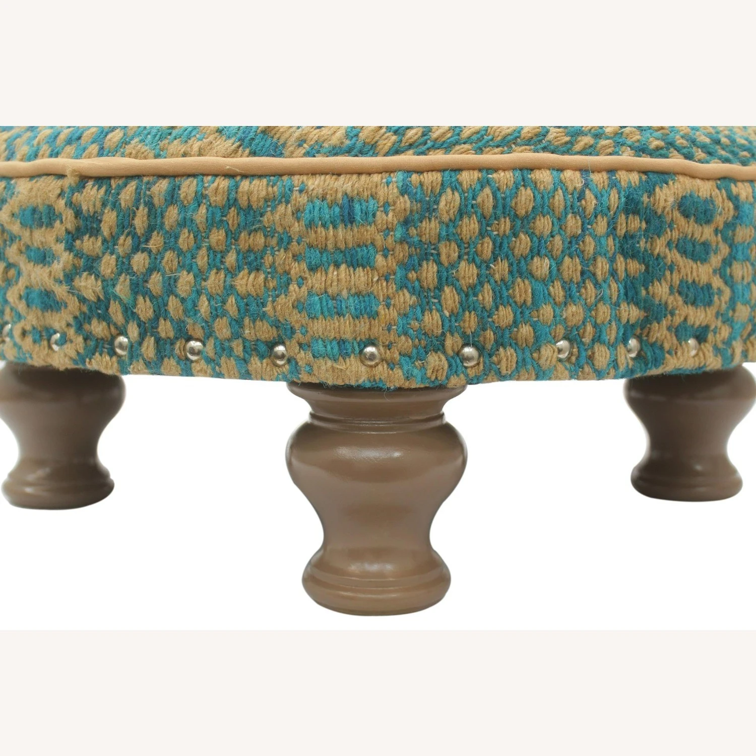 Urban Kilim Upholstered Handmade Cocktail Ottoman - Image 6