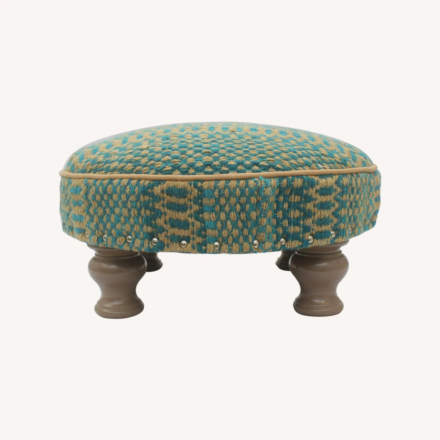 Urban Kilim Upholstered Handmade Cocktail Ottoman - Image 10