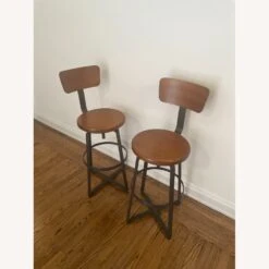 West Elm Adjustable Industrial Swivel Stool