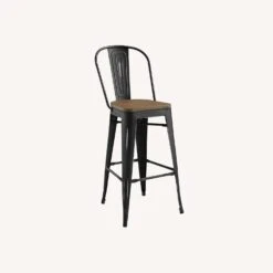 Other Bar Stool In Black & Vintage Powder Coated Finish