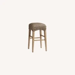 Pottery Barn Seagrass Backless Barstool