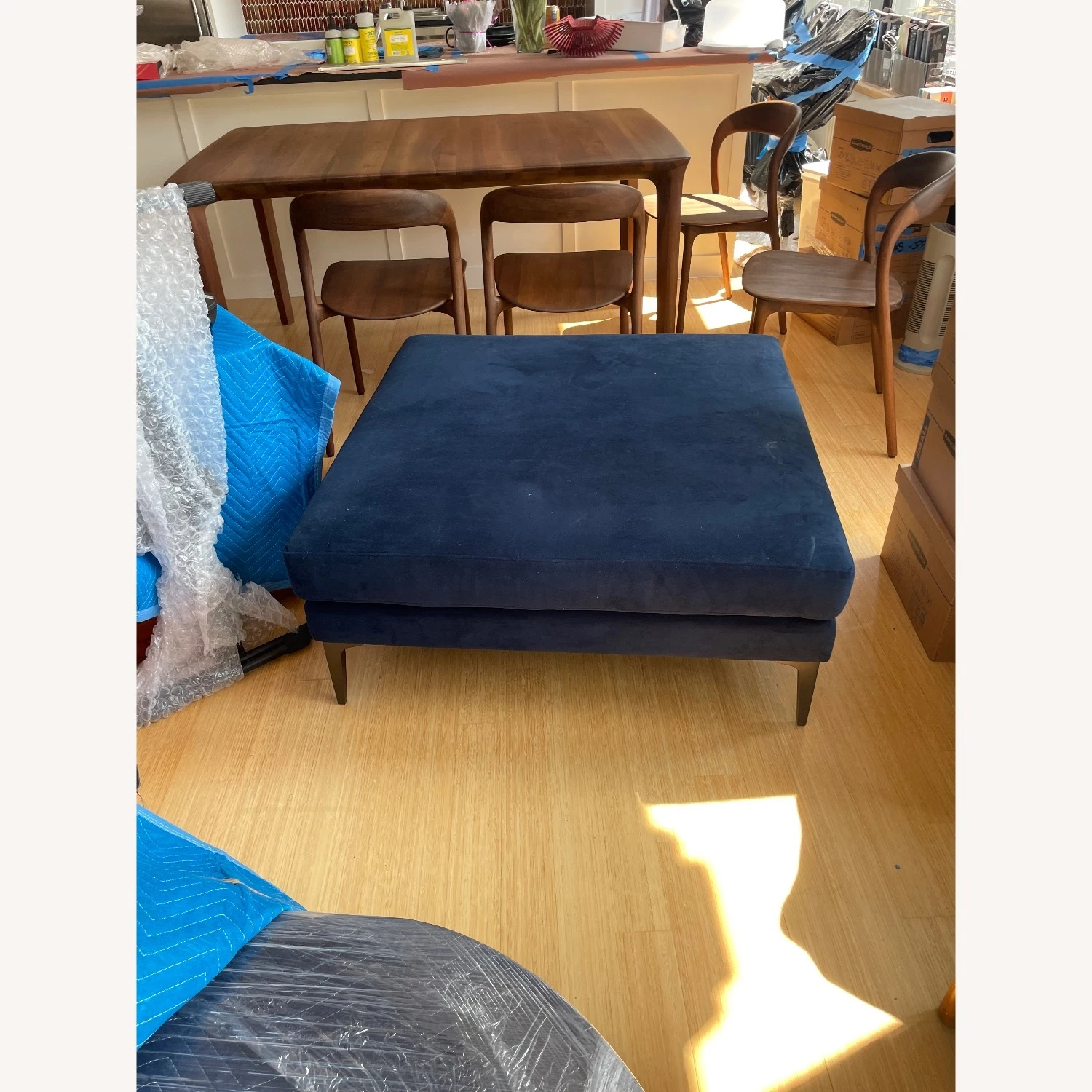 West Elm Ottoman - Image 2