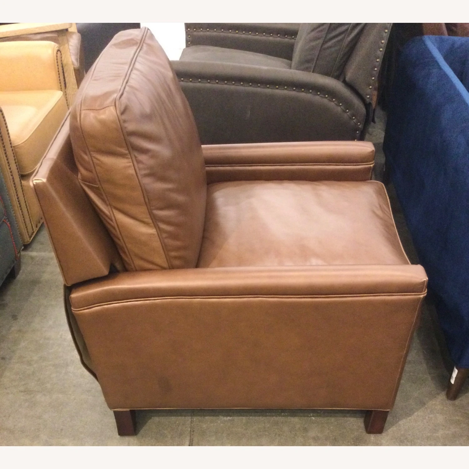 Pottery BarnTyler Square Arm Leather Recliner - Image 10