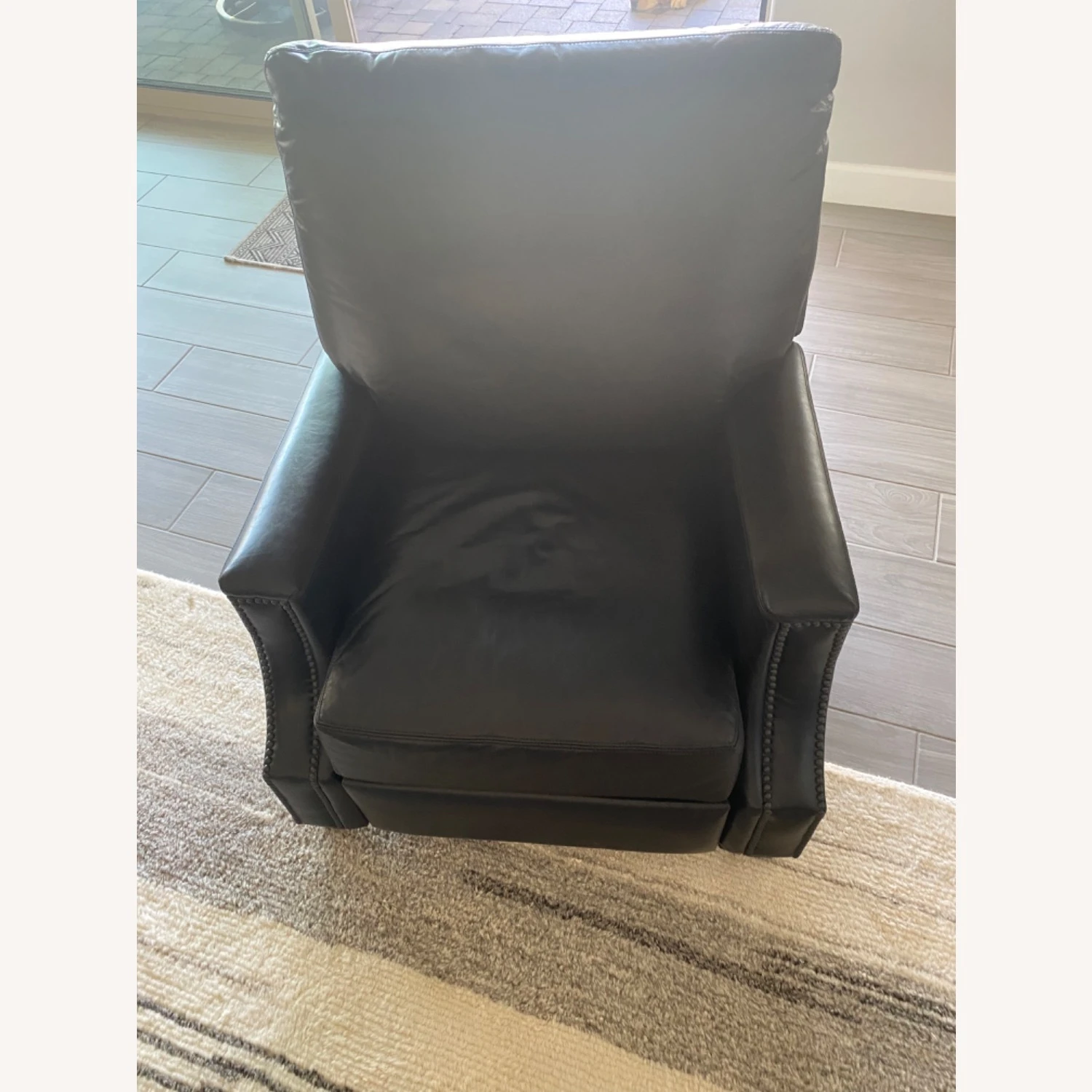 Pottery Barn Leather Recliner - Image 2