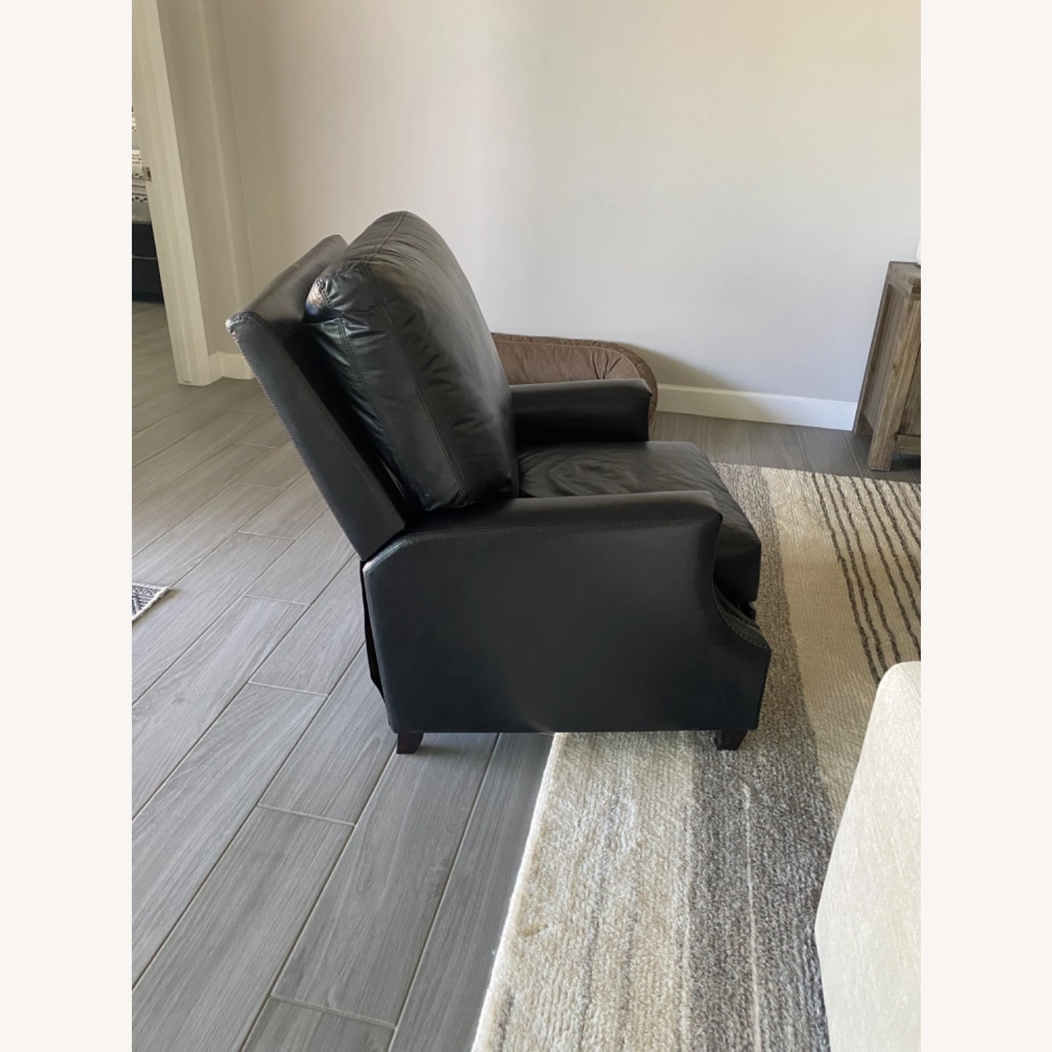 Pottery Barn Leather Recliner - Image 3