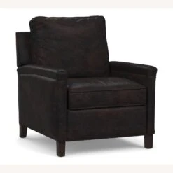 Pottery Barn Tyler Leather Square Arm Recliner