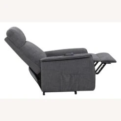 Other Power Lift Recliner Tufted In Charcoal Fabric