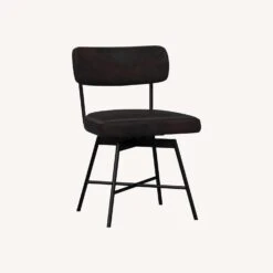 Pottery Barn Maison Leather Swivel Desk Chair