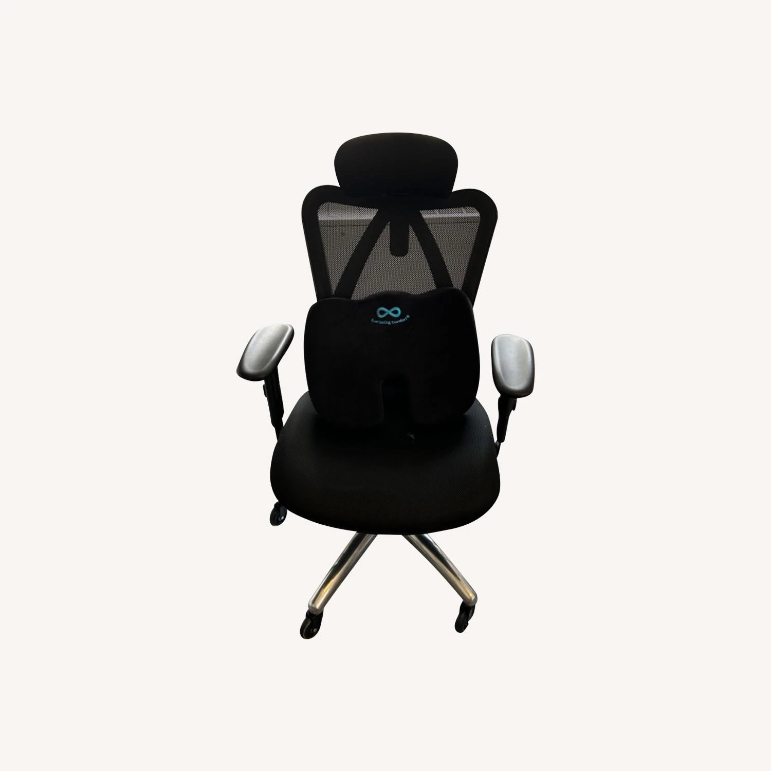 Other Black Adjustable Comfy Office Chair - Image 3