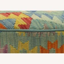 Tribal Salma Kilim Handmade Cocktail Ottoman