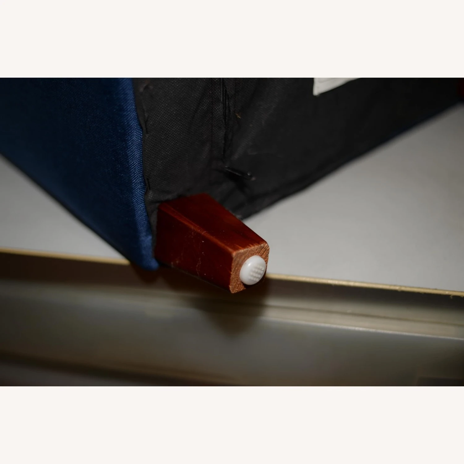 Other Adeco Blue Ottoman - Image 6