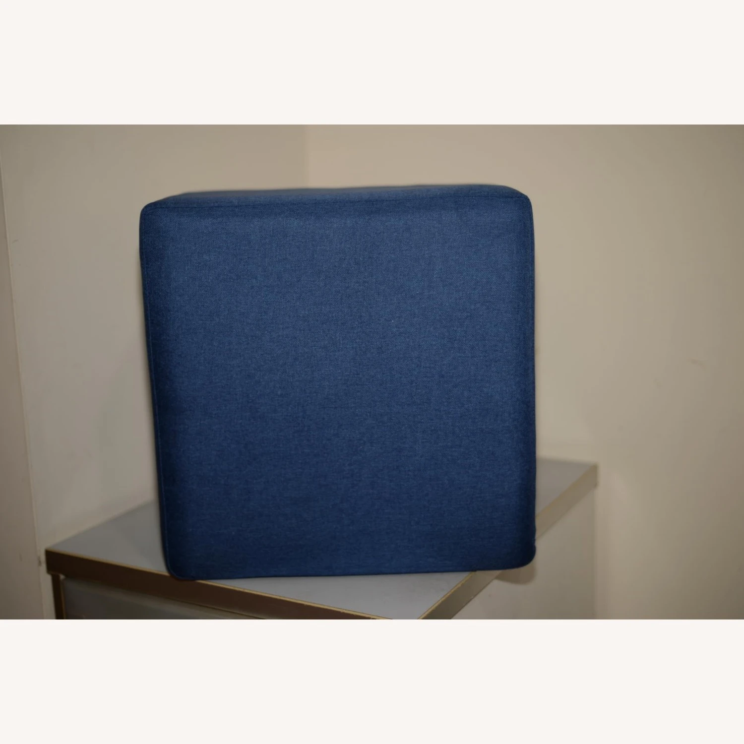 Other Adeco Blue Ottoman - Image 16