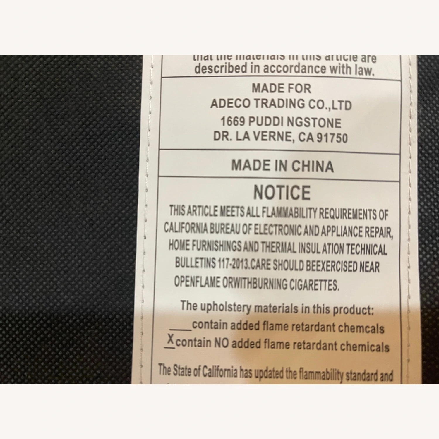 Other Adeco Blue Ottoman - Image 19