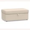 Pottery Barn Comfort Upholstered Storage Ottoman