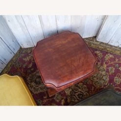 1970's Ethan Allen Stacking Stools By Baumritter