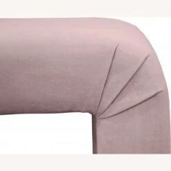 Other Contemporary Style Bench In Pink Velvet Finish