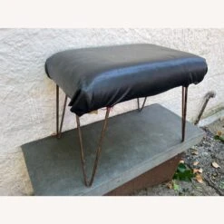 Vintage Hairpin Leg Bench Foot Stool Ottoman MCM