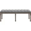 Other Bench In Light Gray W/ Chiseled Artisan Detail