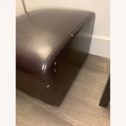 Other Brown Faux-Leather Ottoman
